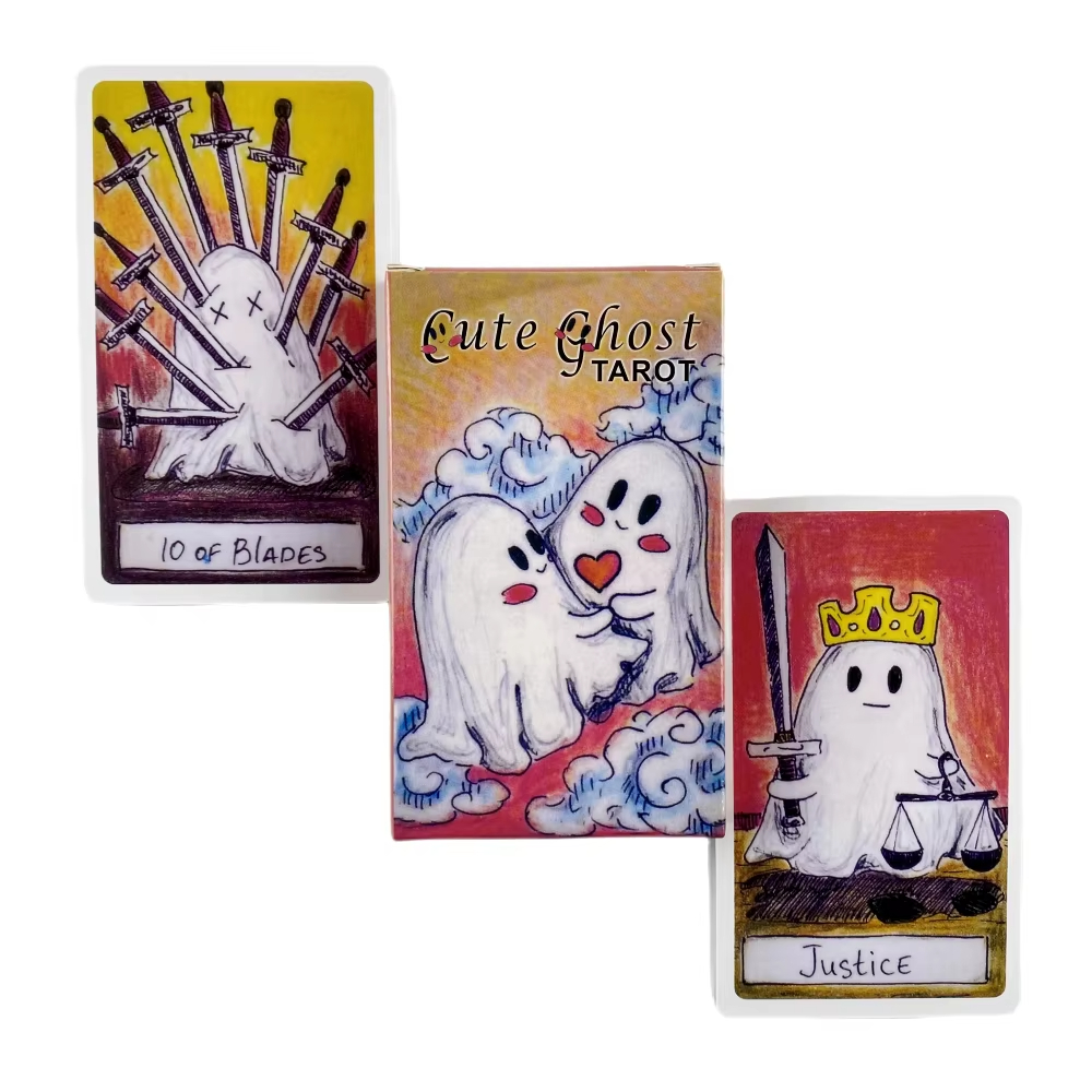 Cute Ghost Tarot Deck Toy Set  - đánh giá và giá Board Game Of Life